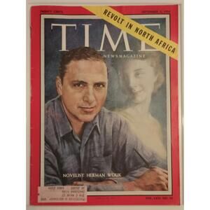 Time Magazine 1955 September 5th  Herman Wouk Vol LXVI Number 10